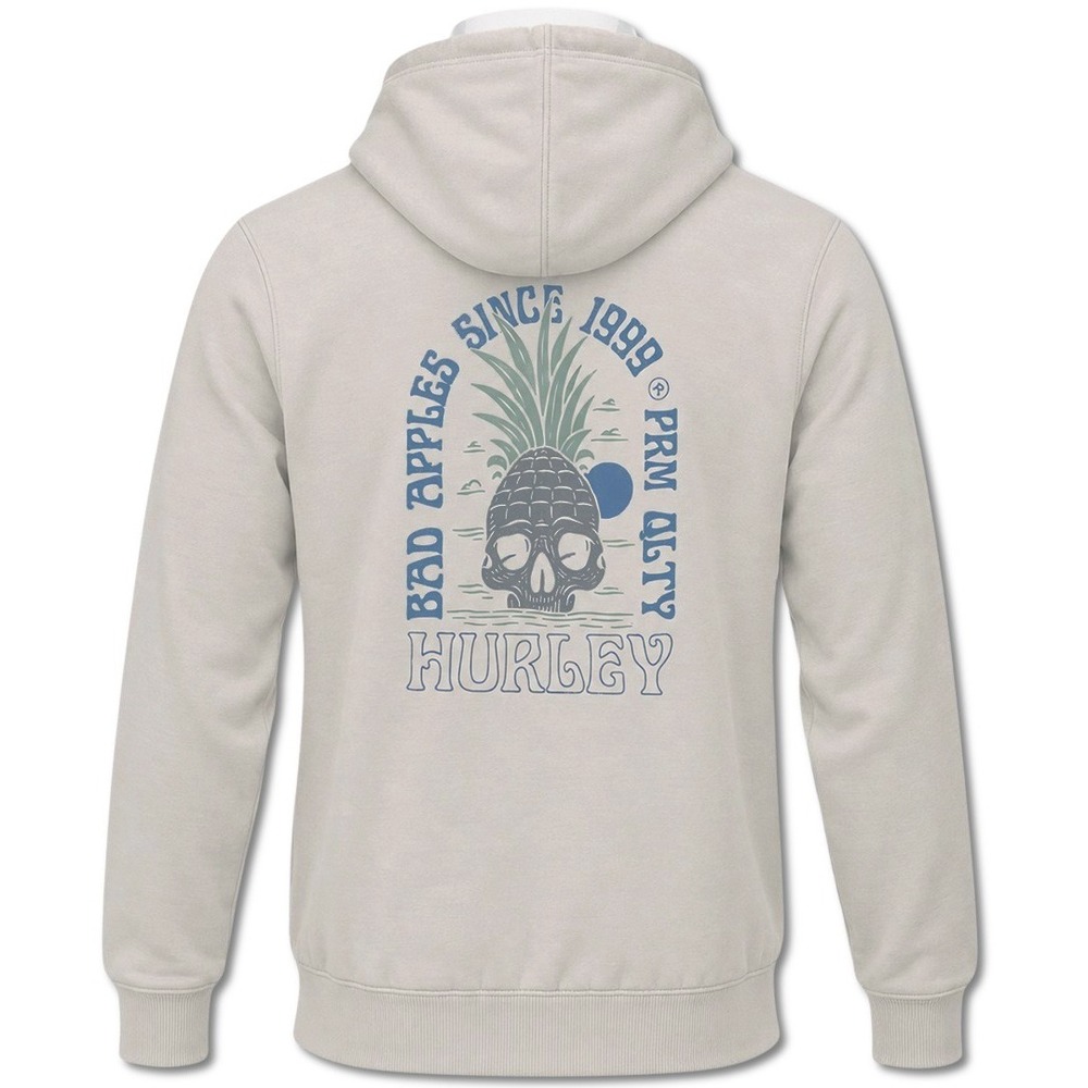 Quiksilver Bad Apples Hoodie - NWT Mens Size Medium Tan / Multi - #49917-M9